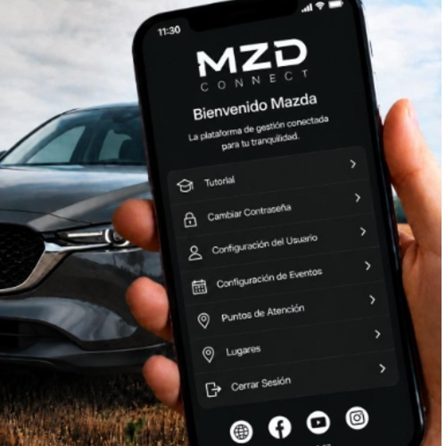 Foto de Sistema de seguridad GPS 4G - Mazda Connect - Mazda 3