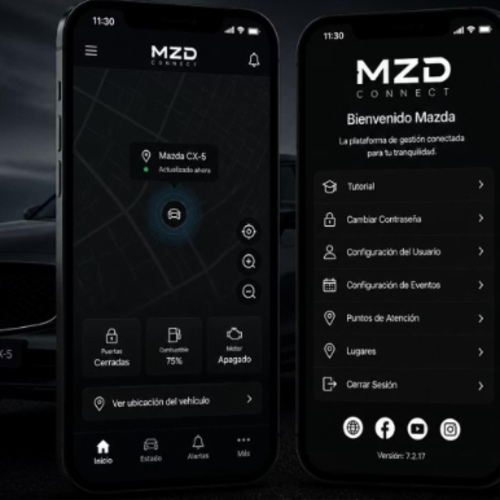 Sistema de seguridad GPS 4G - Mazda Connect - Mazda 3 Mazda