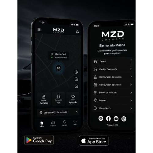Sistema de seguridad GPS 4G - Mazda Connect - Mazda CX-30 Mazda