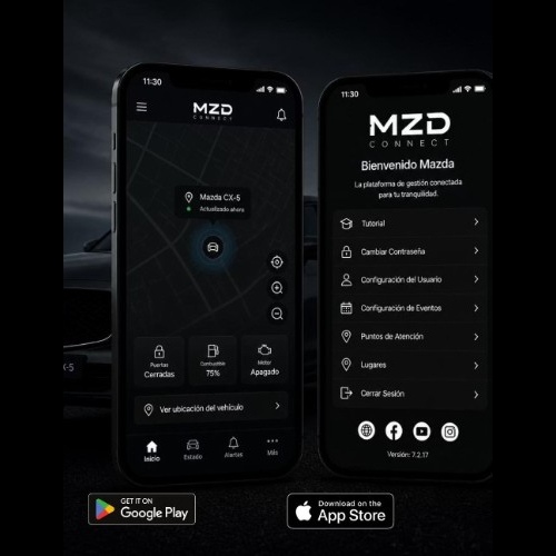 Sistema de seguridad GPS 4G - Mazda Connect - Mazda CX-5 - INSTALADO RM Mazda
