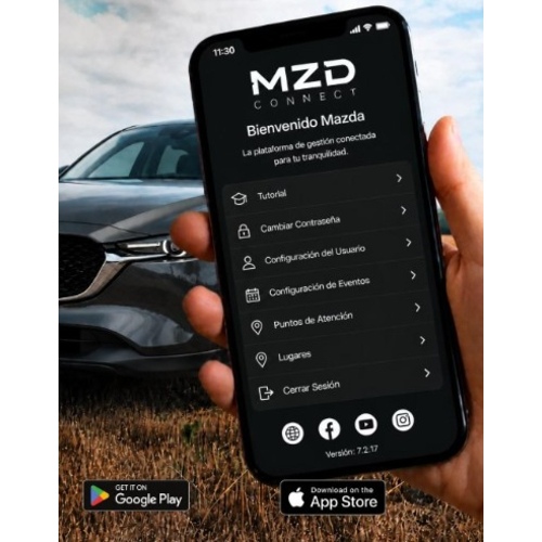 Sistema de seguridad GPS 4G - Mazda Connect - Mazda CX-5 Mazda