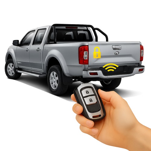 Foto de CIERRE PORTALÓN PICKUP UNIVERSAL SEGURIDAD ACCESORIO